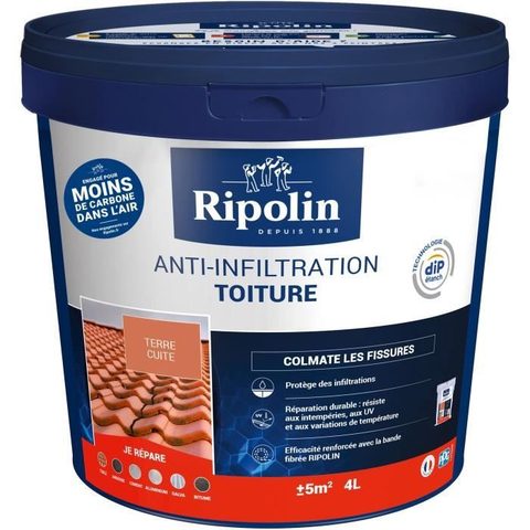 Ripolin Anti-infiltration toiture terre cuite 4L