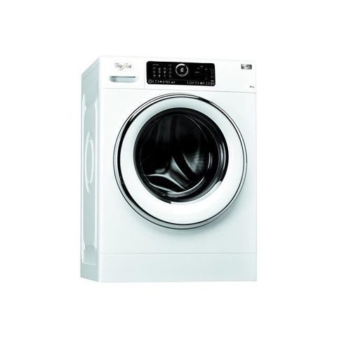 Whirlpool FSCR80421 - Machine à laver - indépendant - largeur : 59.5 cm - profondeur : 61 cm - hauteur : 85 cm - chargement frontal - 55 litres - 8 kg - 1400 tours/min Blanc