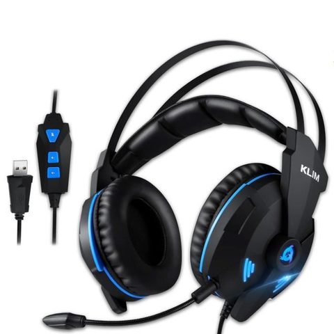 Klim Impact V2 filaire Gaming Son Surround 7.1 Micro détachable