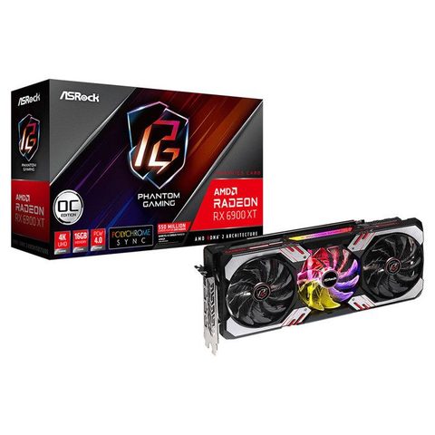 ASRock Phantom Gaming RX6900XT PGD 16GO AMD Radeon RX 6900 XT GDDR6