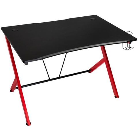 Nitro Concepts Bureau de gaming - D12 - Noir/Rouge - MDF