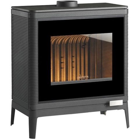 Invicta Poele a bois - Kazan Grand Angle - 9 Kw - Bûches 58 cm