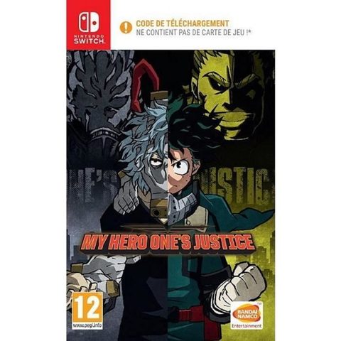 My Hero Ones Justice Jeu Nintendo Switch - Code in a box