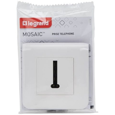 Legrand Prise de téléphone à vis Mosaïc