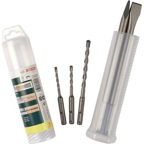 Bosch c forets et burin SDS-plus - 5 pièces