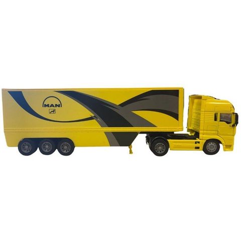 Newray Camion miniature de collection - MAN TG18.410A avec remorque container - 1/32