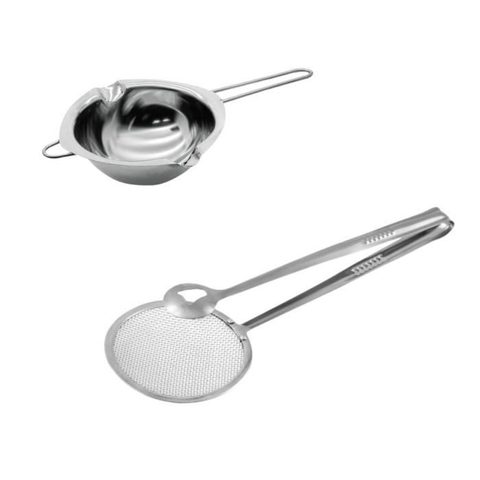 Zenker Service à bain marie et pince à friture pour beignets Smart Pastry