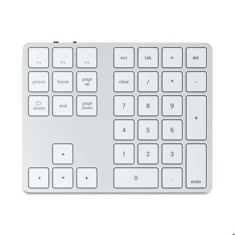 Brand Clavier Bluetooth - SATECHI - Étendu - Pavé numérique complet - Flèches de navigation - Raccourcis MacOS