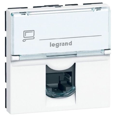 Legrand Mécanisme prise RJ45 cat6 2 modules Mosaïc
