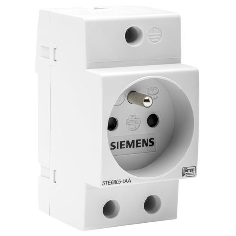 Siemens Prise Modulaire 2p+t 16 A, Pour Tableau Électrique Avec Obturateur