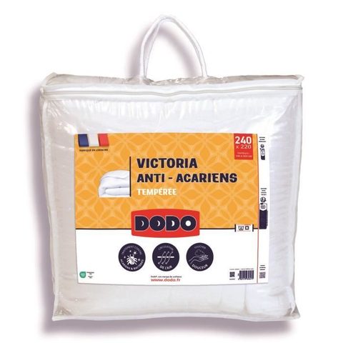 Dodo Couette Victoria 220x240 cm - temperée - garnissage 100% Polyester - 2 personnes