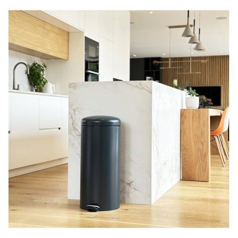 Kitchen Move Poubelle de cuisine à pédale Urban gris 30 L