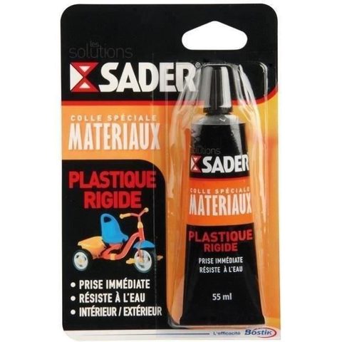 Sader Colle plastique rigide - 55 ml