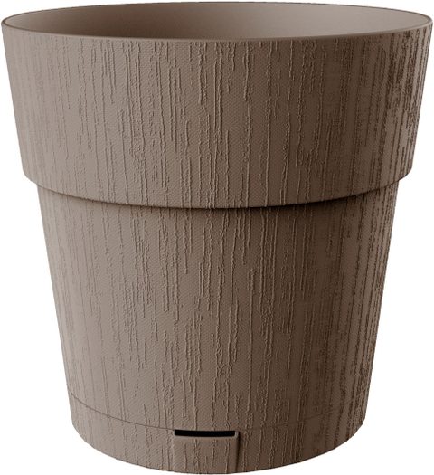 Stefanplast Pot de fleur ETHICA - 2 L - 40 x h39 cm - Avec réserve d'eau