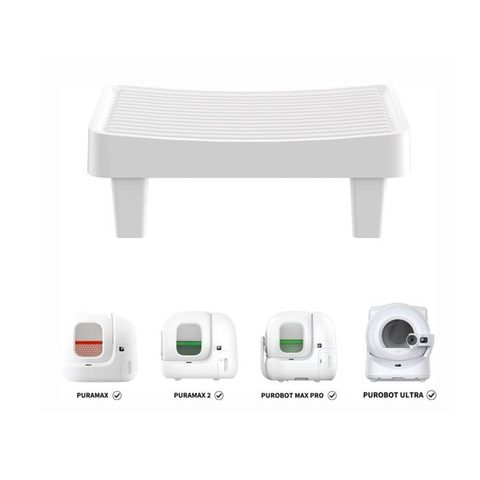 Petkit Marche Step pour litière automatique PURAMAX PuroBot blanc 33.5x11.5x20 cm
