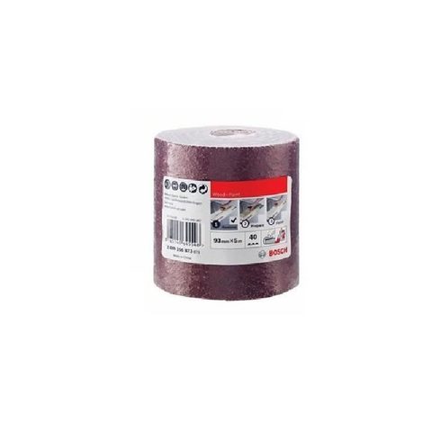 Bosch Rouleau de ponçage - 93 mm x 5 m - Flexible - Maniable - Revêtement en stéarate