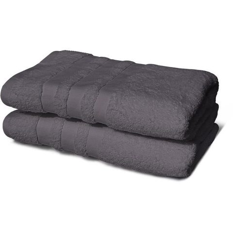 Lovely Home Serviettes de bain 2 pieces 70 x 140 cm coton 500 g/m2