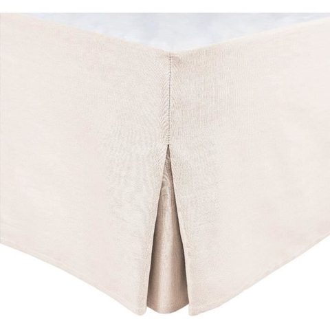 Home Linge Passion Cache sommier 160 x 200 + 30 cm Ecru 100 pour cent coton