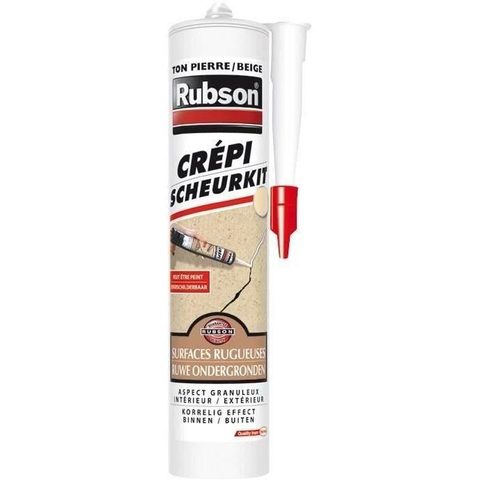 Henkel Mastic crépi - RUBSON - 280 mL - Ton pierre