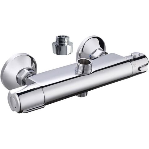 Edouard Rousseau Mitigeur de douche thermostatique chromé Breva