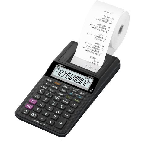 Casio Calculatrice imprimante - HR8 RCE - Portable - Écran LCD - Alimentation par pile