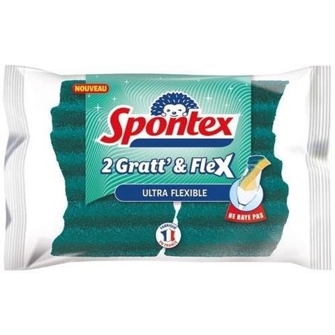 Spontex Éponges flexibles - Lot de 2