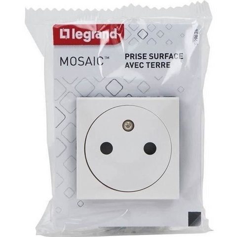 Legrand Mosaic prise 2P+T à composer en sachet