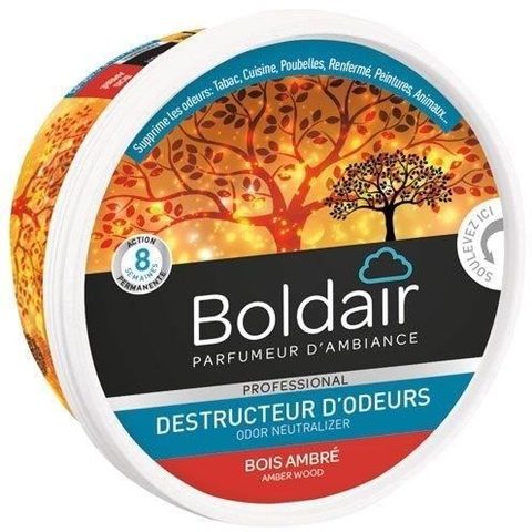 Boldair Destructeur d'odeurs gel bois ambré 300g