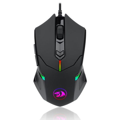 Firedragon Souris Gamer Redragon CENTROPHORUS2 (M601-RGB) 6 boutons 7200 DPI optique filaire USB rétroéclairage LED RGB