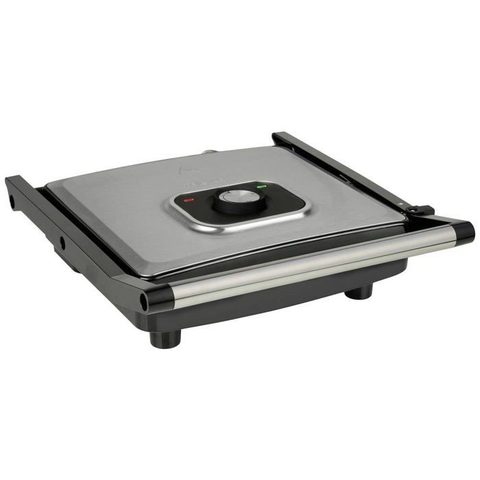 V33 Grill de contact électrique 2000 W - surface 30 x 26 cm, revêtement anti-adhésif, thermostat réglable