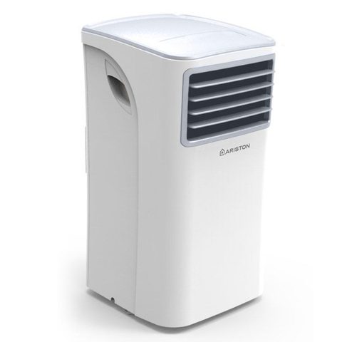 Ariston Mobis 8, Climatiseur Mobile Compact 3 en 1, 8.000 Btu/h, Air Pur, Classe Energétique A