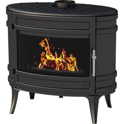 Invicta Poêle à bois en fonte Mandor 12kW 145m²