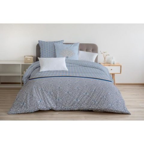 Home Linge Passion Parure de couette Louxor - 1 housse de couette 220 x 240 cm + 2 taies 65 x 65 cm