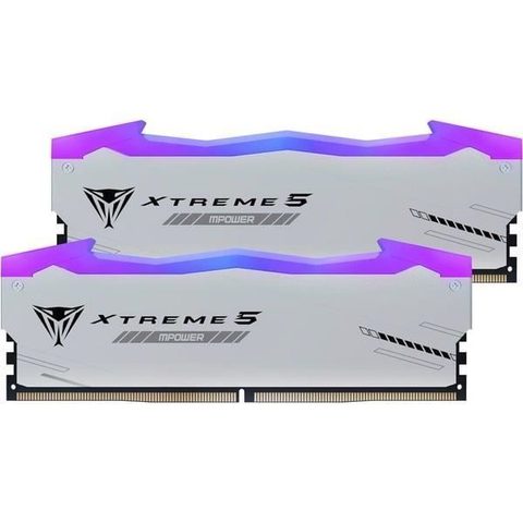Patriot Kit double mémoire RAM Viper Xtreme 5 MPower RGB DDR5-8000 32 Go (2x16 Go) - Latence 38-49-49-85