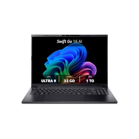 Acer Swift 16, SFG16-74, Ordinateur ultrafin, 16, Intel Core Ultra 9,, SSD, Intel ARC GPU