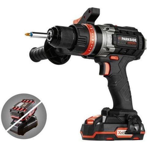 Parkside Perceuse visseuse a percussion sans fil 80.0 Nm 20 V