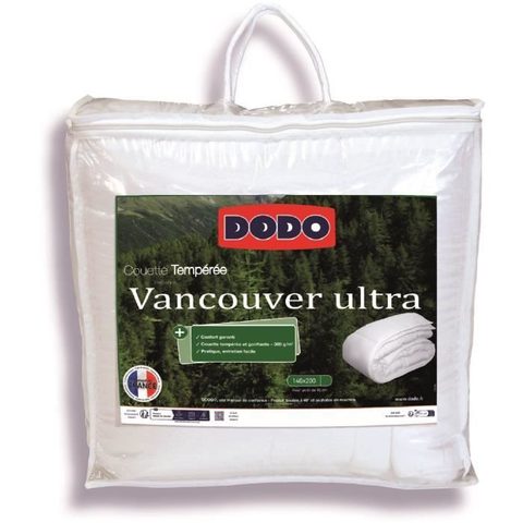 Dodo Couette VANCOUVER - 140x200 cm - Ultra tempérée - Fabriqué en France