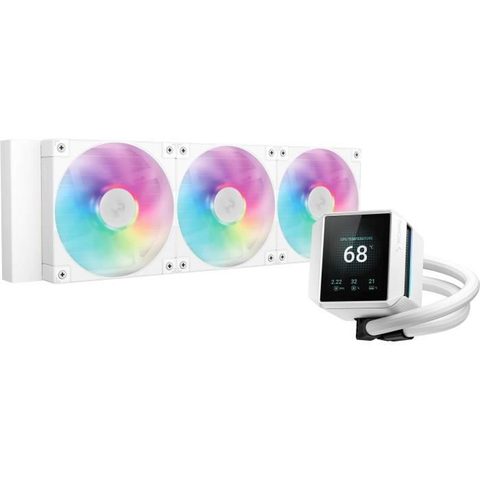 Deepcool Mystique 360 WH ARGB Processeur Refroidisseur de liquide tout-en-un 12 cm Blanc 1 pièce(s)