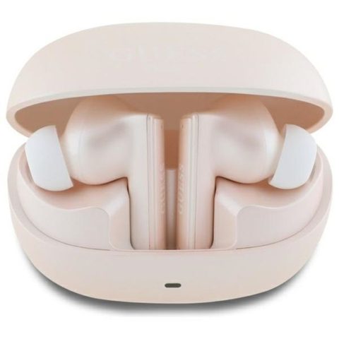 Guess Écouteurs Bluetooth TWS ANC et ENC avec logo imprimé Capsule et étui de chargement