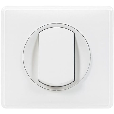 Legrand Poussoir simple blanc Céliane complet