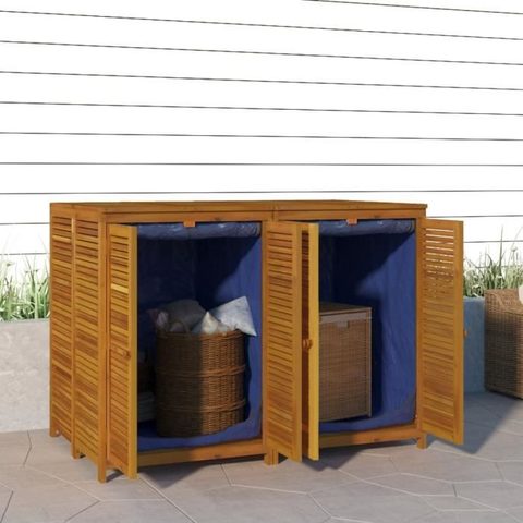 Vidaxl Boîte de rangement 140x87x104 cm - Bois d'acacia
