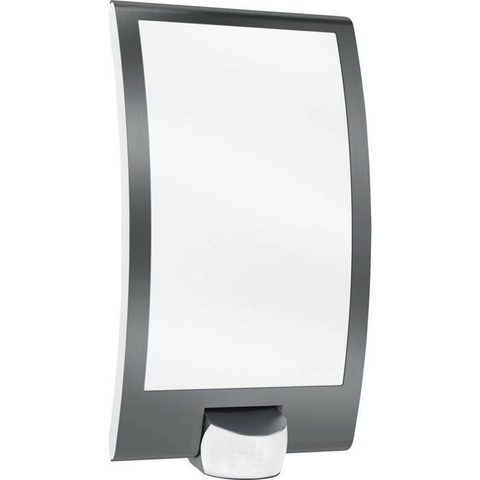 Steinel L 22 S 035709 Applique extérieure avec détecteur de mouvement Ampoule à économie dénergie LED E27 60 W anthra
