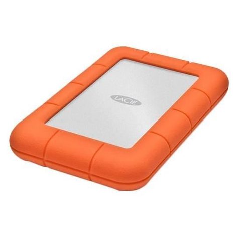 Lacie Disque dur externe Rugged Mini - 2TB - USB 3.0 - Alimenté par port USB Gris