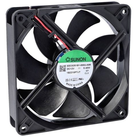 Sunon Ventilateur axial 120 x 120 x 25 mm 12 V/DC EEC0251B2-000U-A99