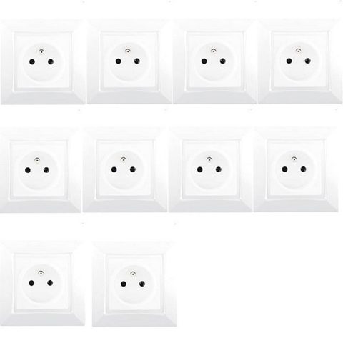 Siemens Lot de 10 Prises 2P+T DELTA ONE