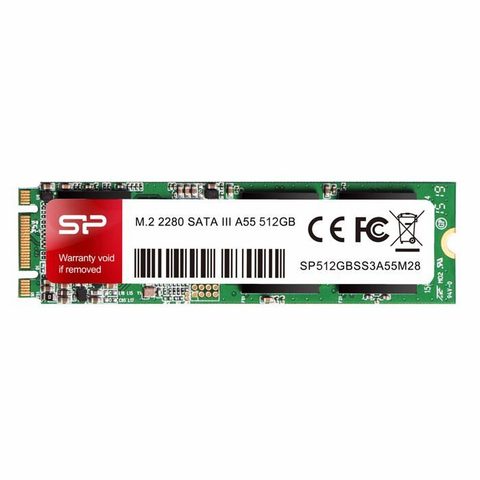 Silicon Power SP SSD M.2 2280 512Go Value Series 3D TLC NAND SLC Cache - Max 560/530 Mb/s