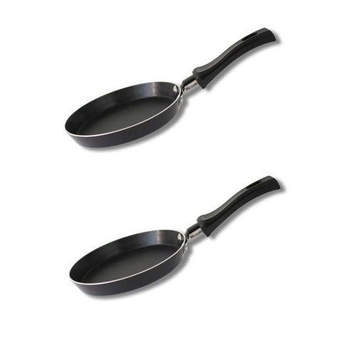 Elo Ensemble de 2 mini poêle à crêpe - Jewel de Luxe - Ø 14 cm - Revêtement céramique