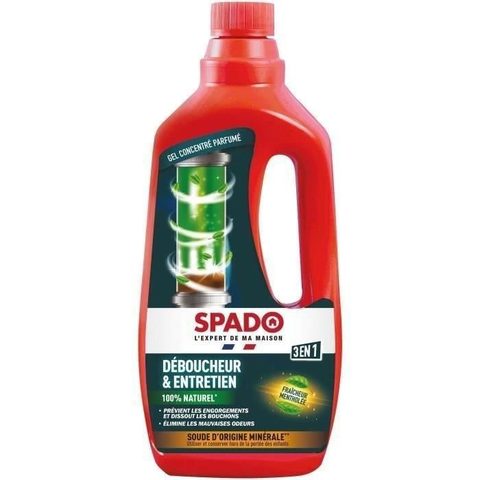 Spado Entretien canalisations déboucheur 3-en-1 - 1l