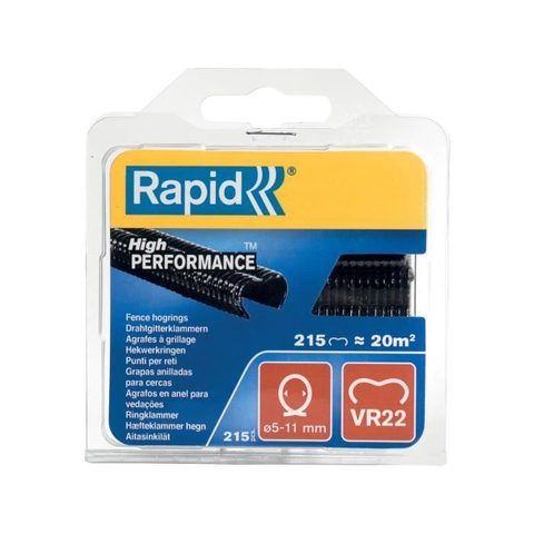 Rapid Agrafes pour grillage VR22 215 pièces 5-11 mm