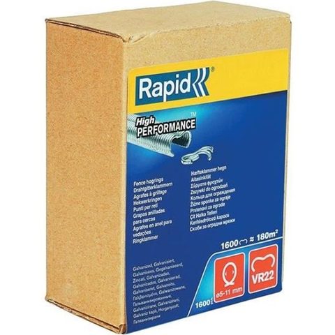 Rapid 1600 agrafes VR22 galvanisées